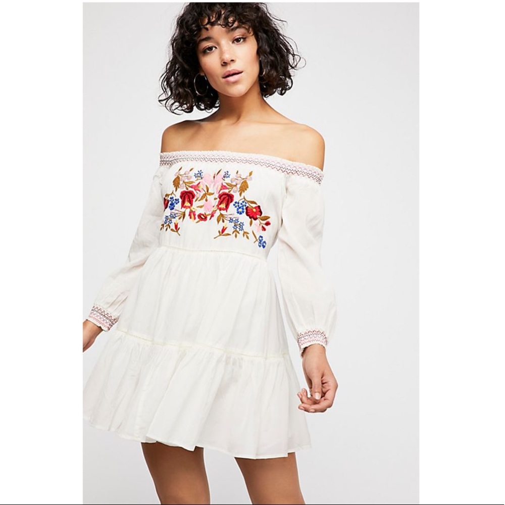 Free People Sunbeams Mini Dress